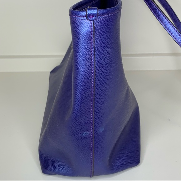 COACH PURPLE ULTRA VIOLET CITY ZIP TOTE HANDBAG - Picture 15 of 16